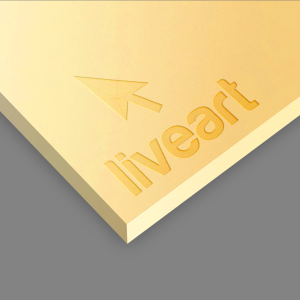 Gold Engraved Plate